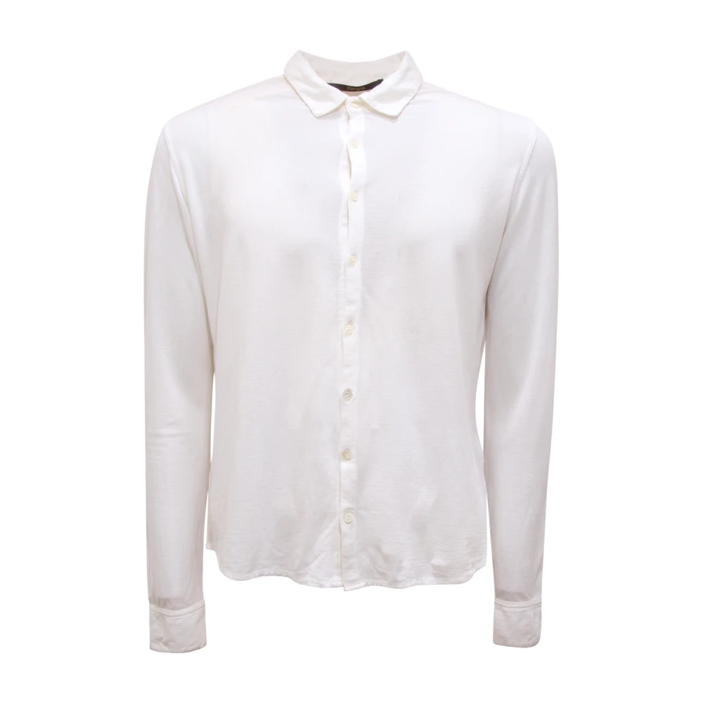 Kangra Men's White Polo Shirt Made In Italy