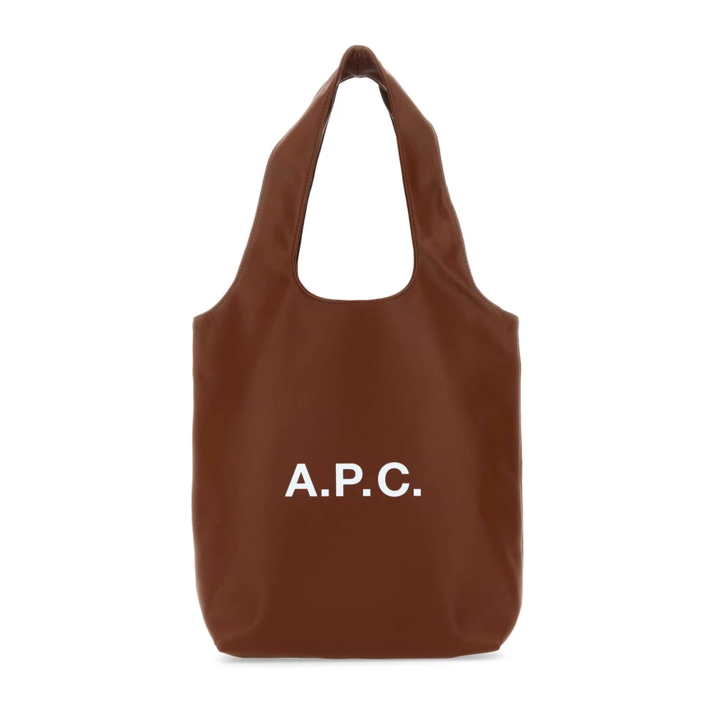 A.p.c. Women's Brown Shopping Bags, One Size, Ninon Small Tote Bag