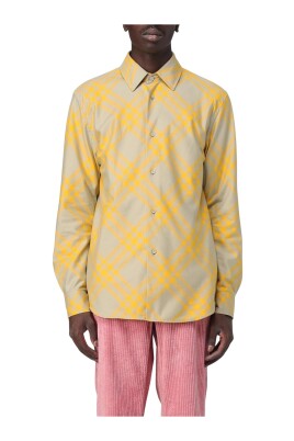 chemise-beige-en-flanelle-de-coton-a-manches-longues