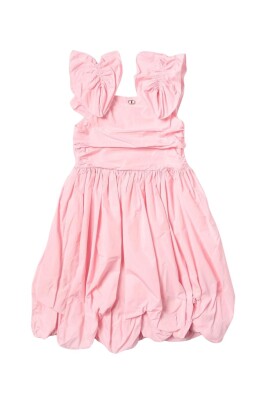yellow-taffeta-bubble-hem-dress