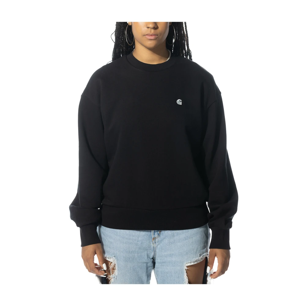 Carhartt Wip Women's Black Sweatshirts - Sweatshirts - M - Sweatshirts & Hoodies