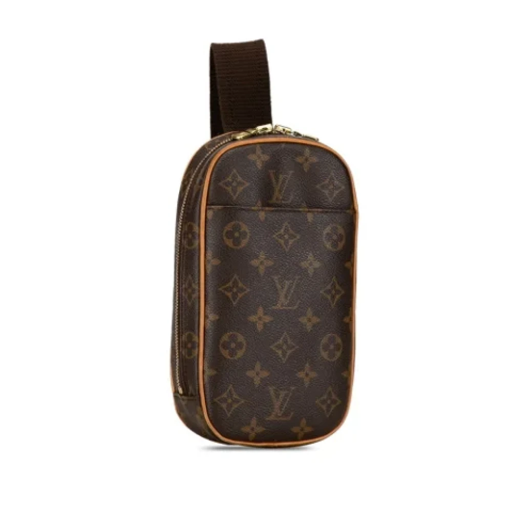 Louis Vuitton Vintage Pre-owned Plastic shoulder-bags Brown Dames