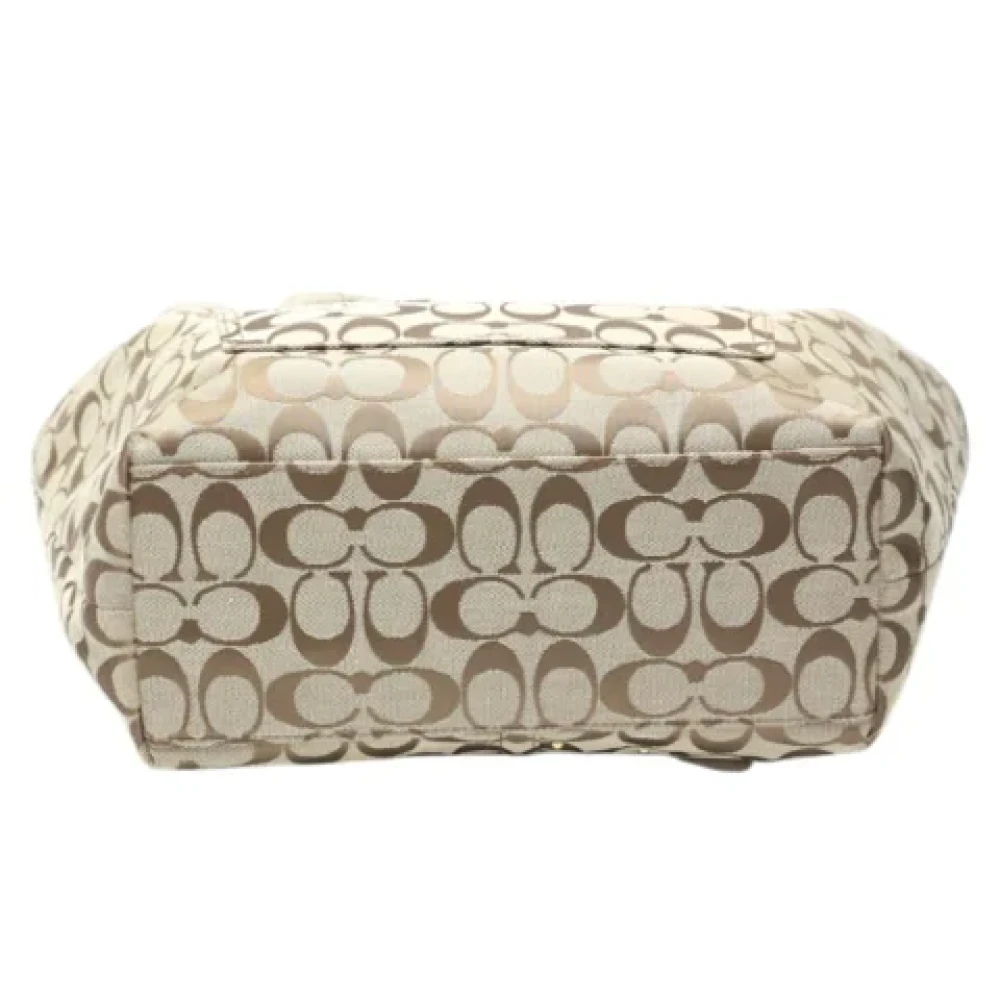 Coach Pre-owned Fabric shoulder-bags Brown Dames