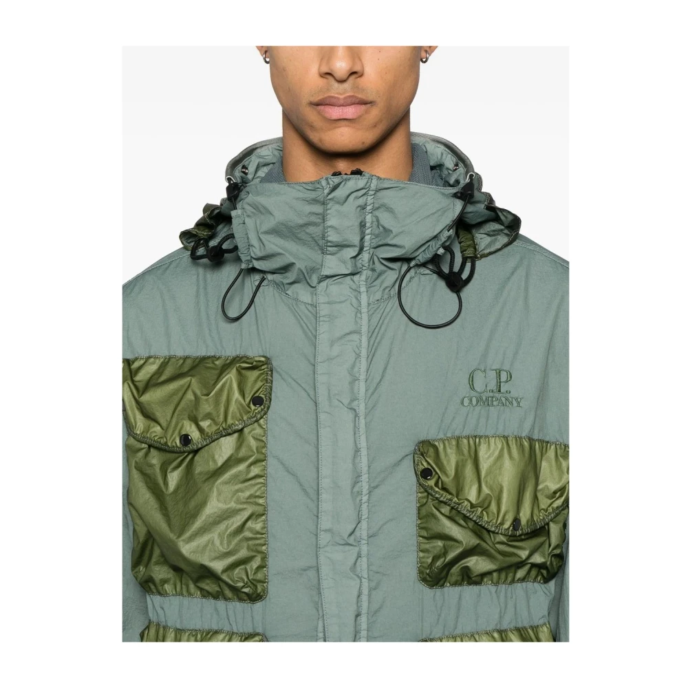 C.P. Company Groene Tyme Mixed Mille Jas Green Heren