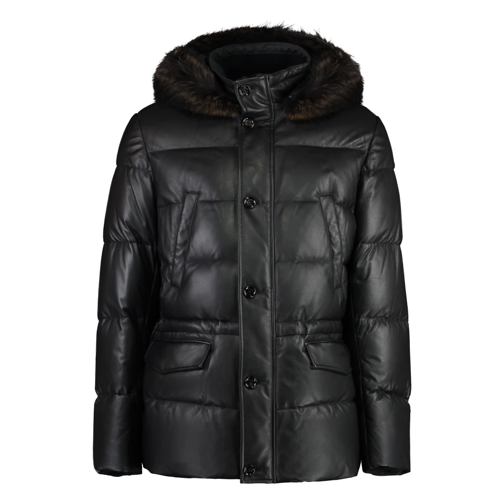 Jackets > Leather Jackets - - Moorer - Modalova