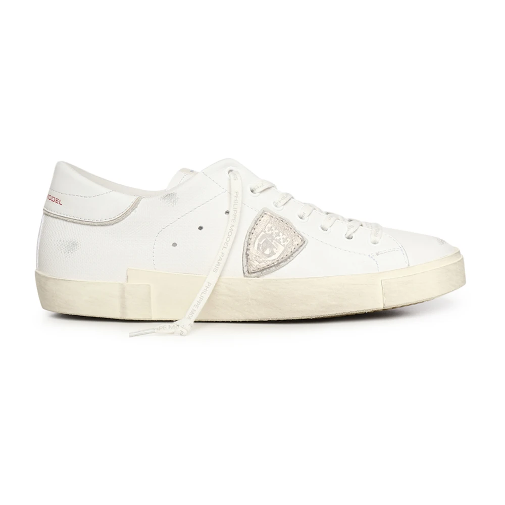 Philippe Model Men's White Sneakers, 7 Uk, Trainers
