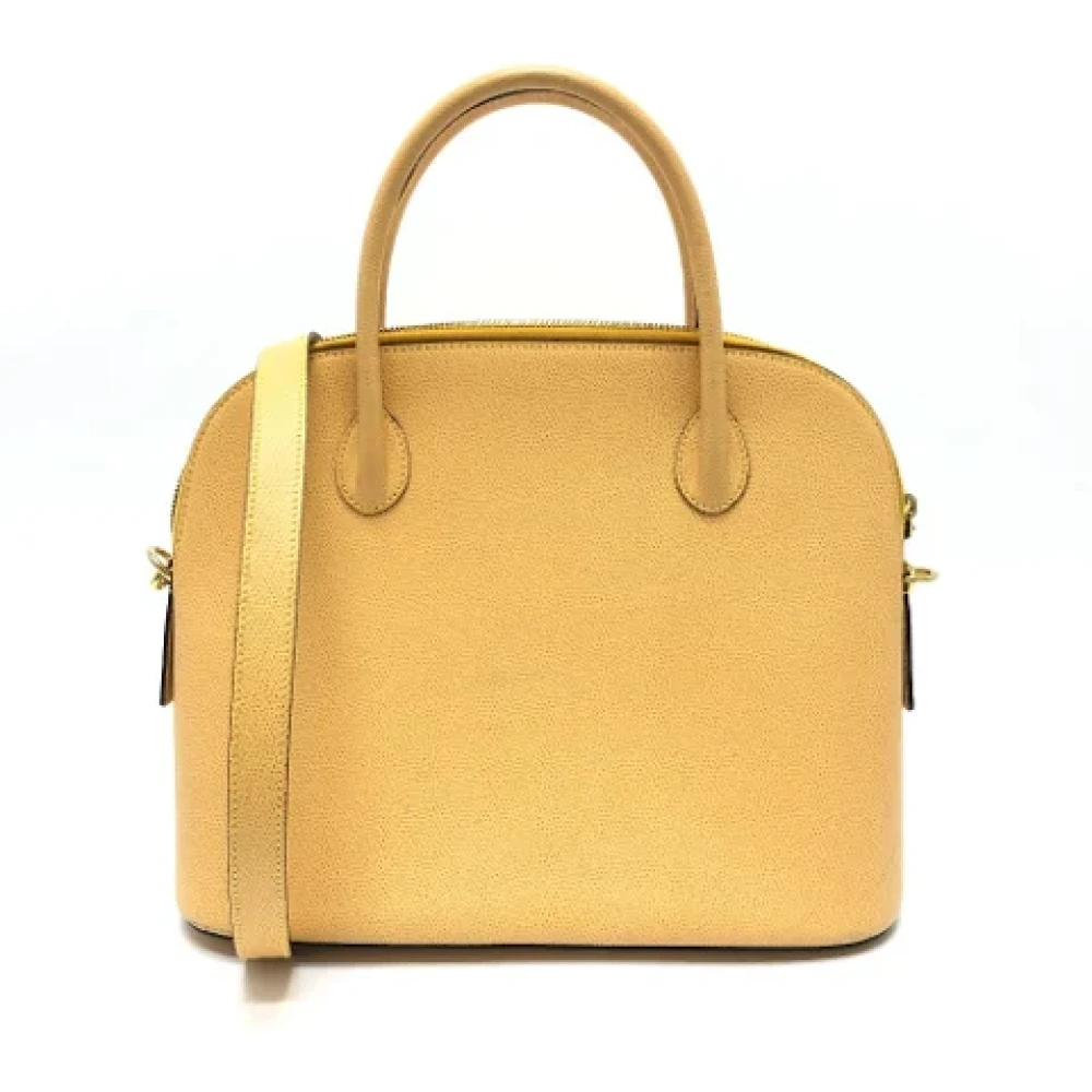 Celine Vintage Pre-owned Leather celine-bags Yellow Dames