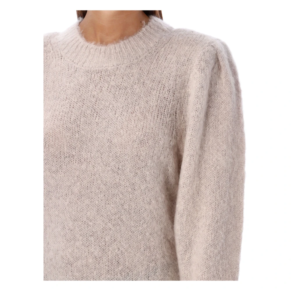 Isabel Marant Étoile Beige Gebreide Esmee Sweater Aw24 Beige Dames