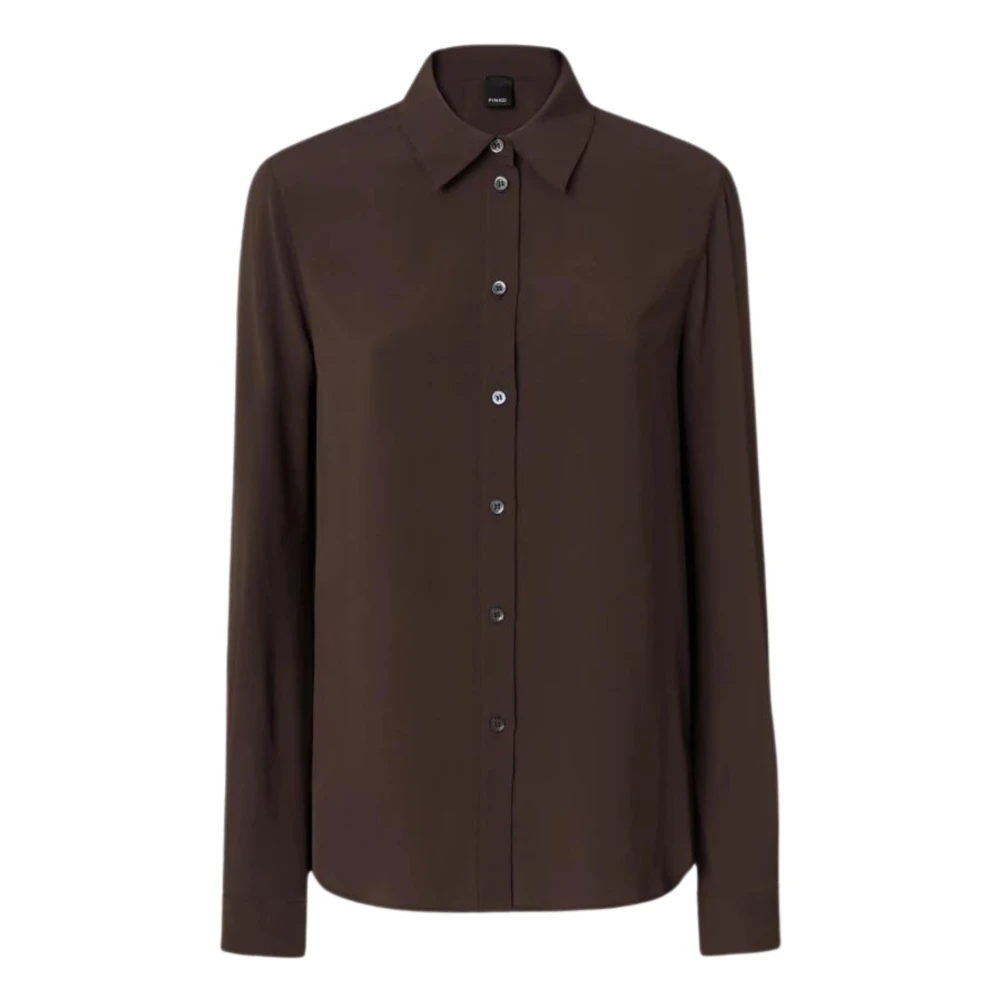 pinko Bruine Shirt Set Brown Dames