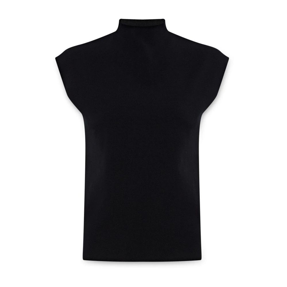 Elena Mirò Damen Blau Smanicato Top