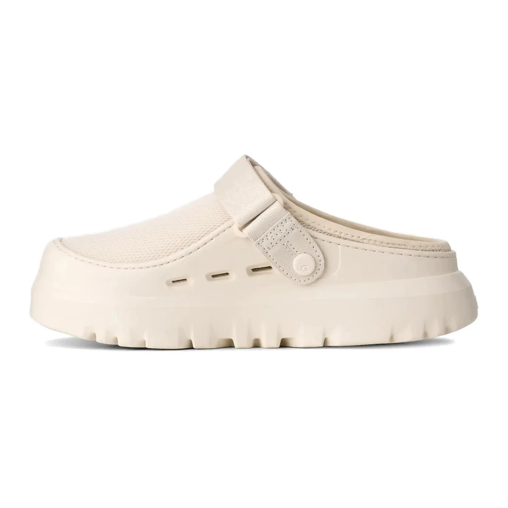Ugg Men's White Clogs, 7 Uk, Peakmod Jasmine