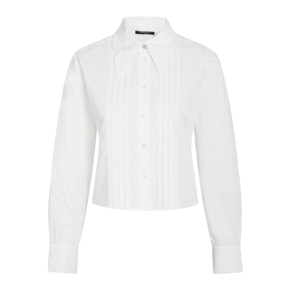 Bruuns Bazaar Stijlvol Cerastiumbbferuz Shirt Wit White Dames