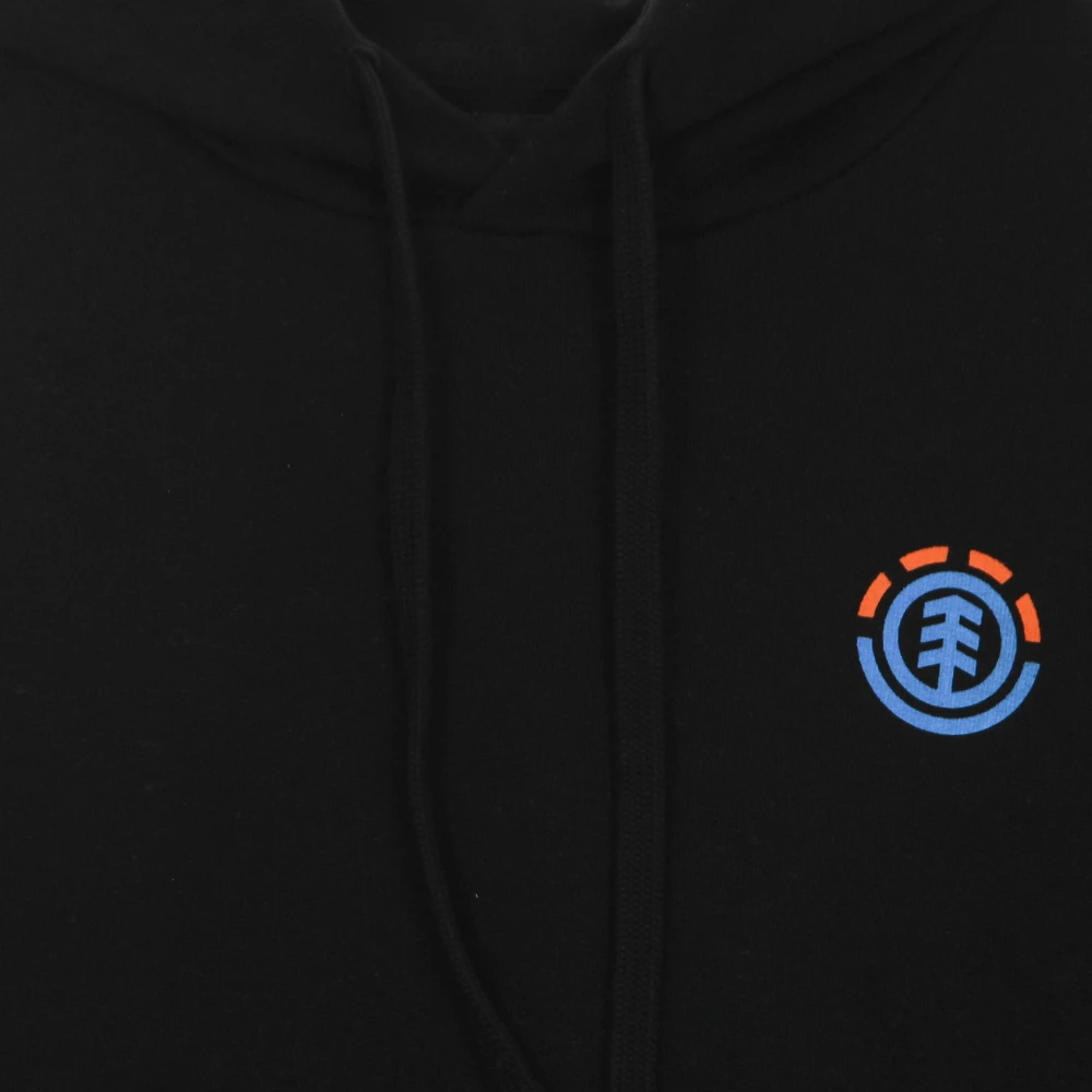 Element Zwarte Lichtgewicht Hoodie Black Heren