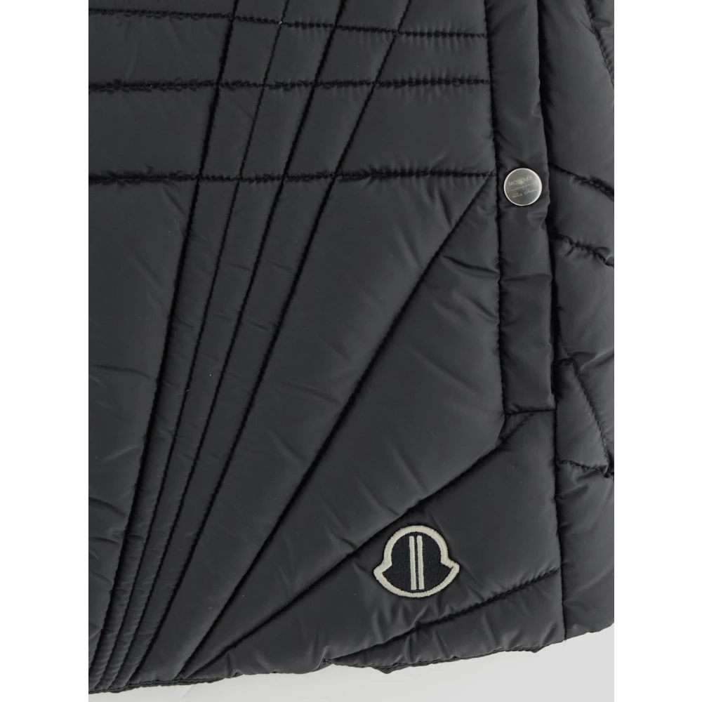 Moncler Flight Vest in Polyester Black Heren