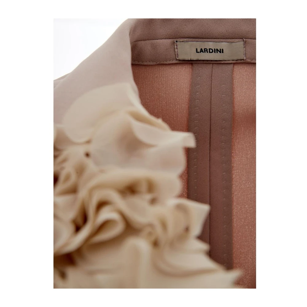 Lardini Grijze Elegant Polyester Jas Vrouwen Pink Dames