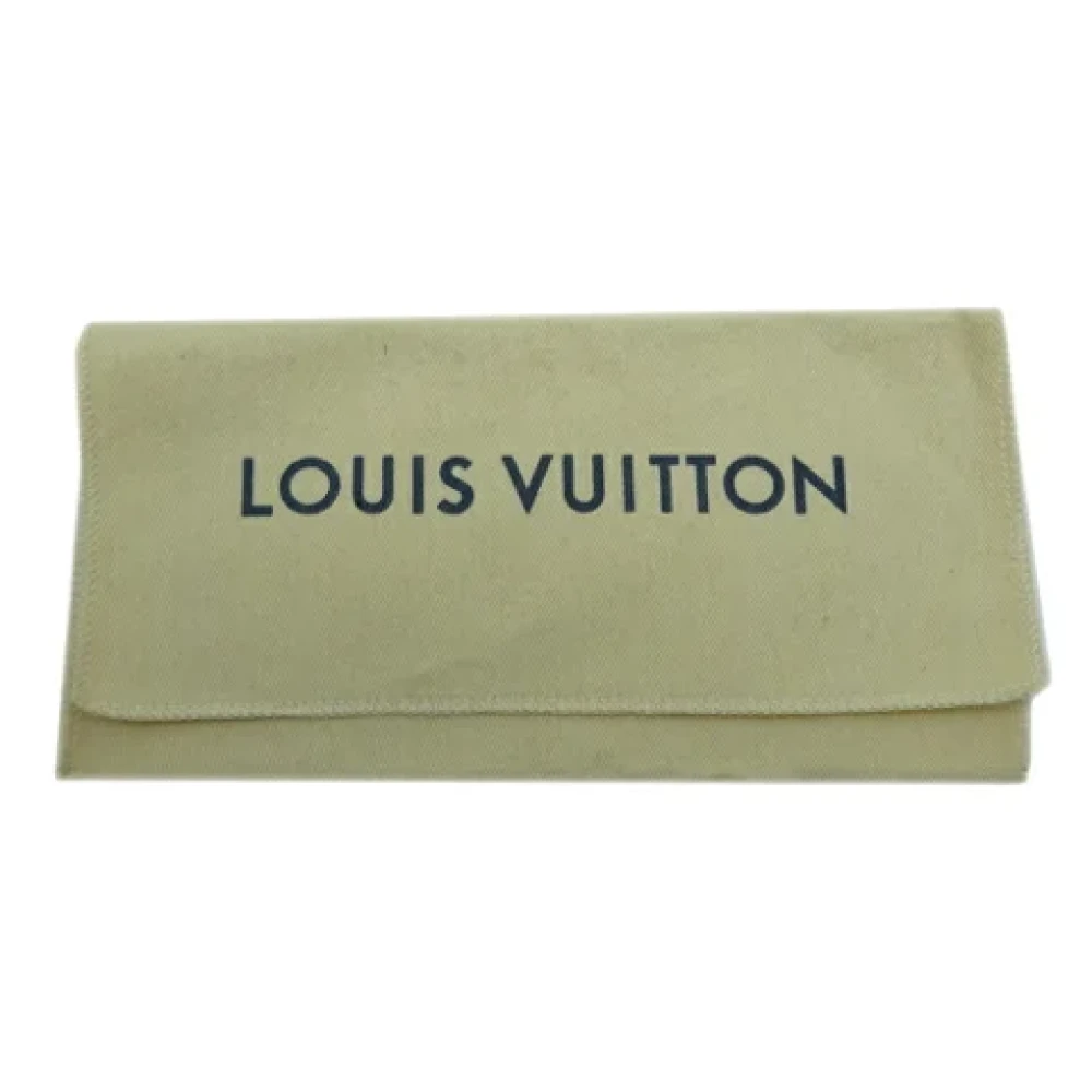 Louis Vuitton Vintage Pre-owned Leather wallets Black Dames
