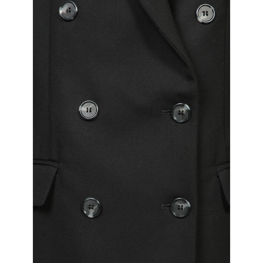 Blanca Vita Zwarte jas voor moderne vrouwen Black Dames
