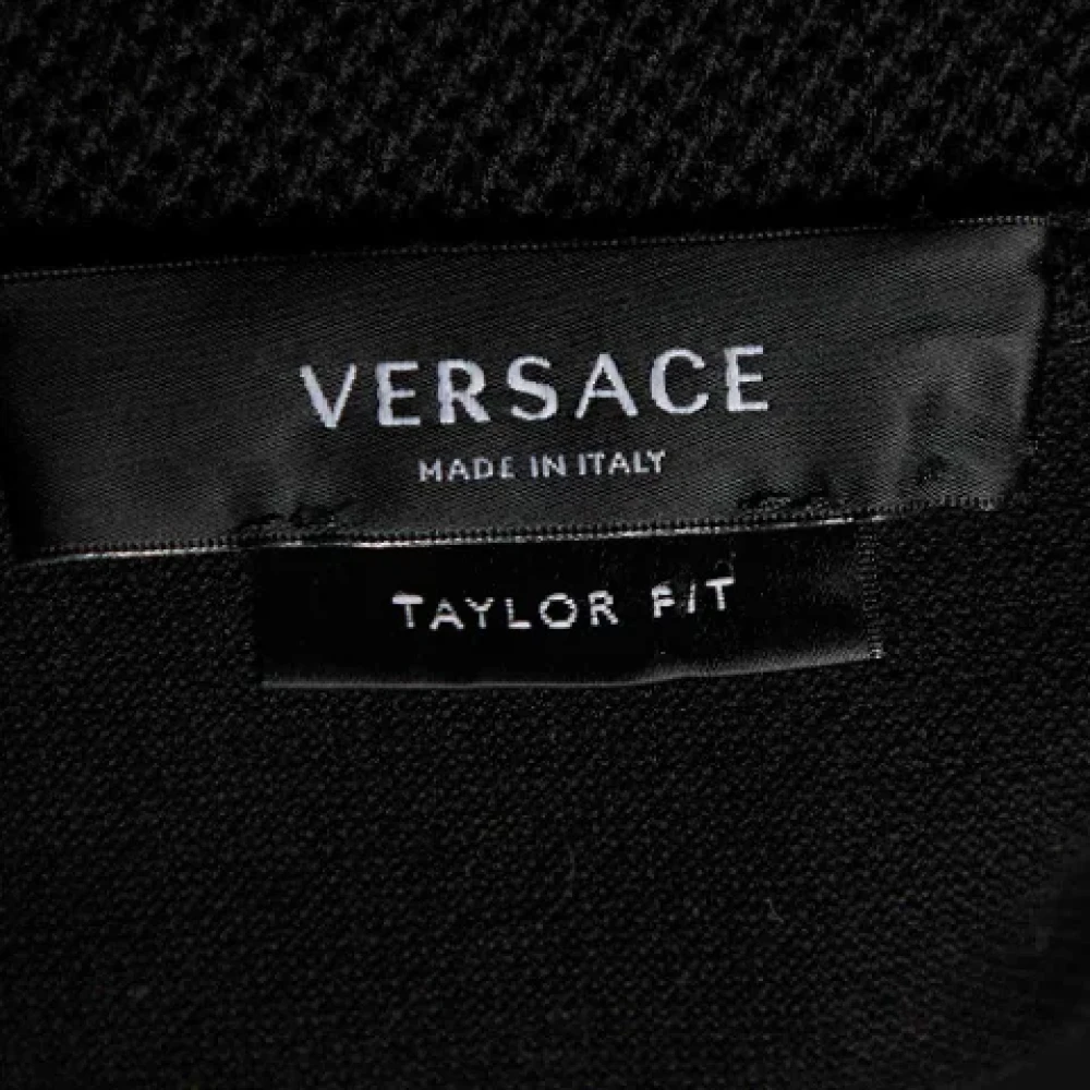 Versace Pre-owned Cotton tops Black Dames