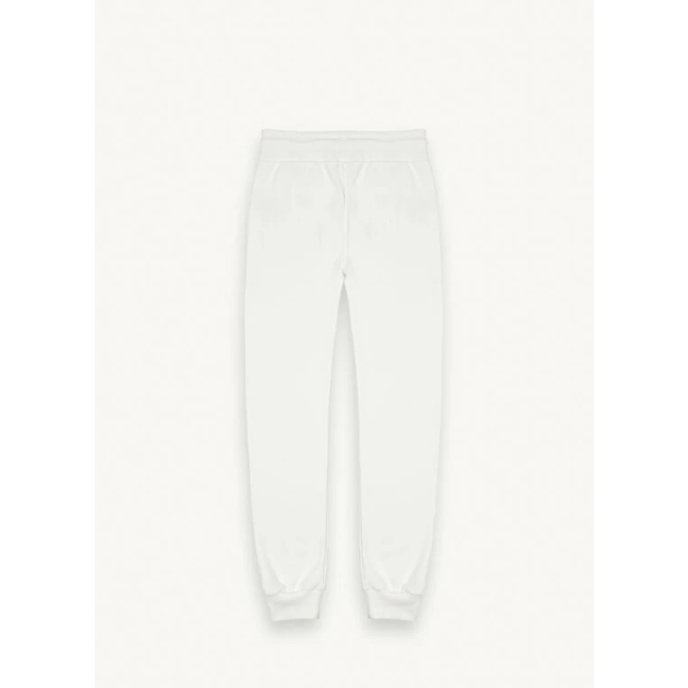 Colmar Witte Sweatpants met Sportieve Geribbelde Tailleband White Dames