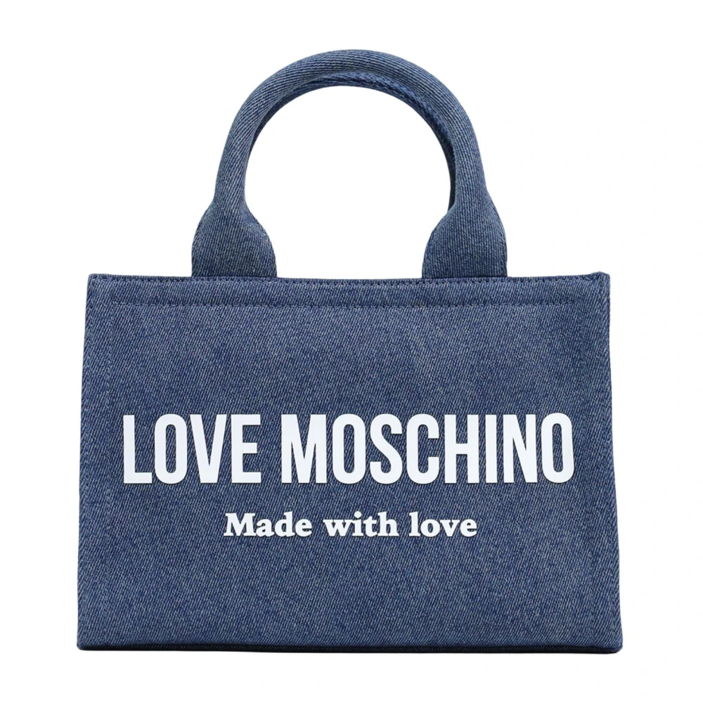 Love Moschino Donna Blu Borse, Taglia Unica, New,