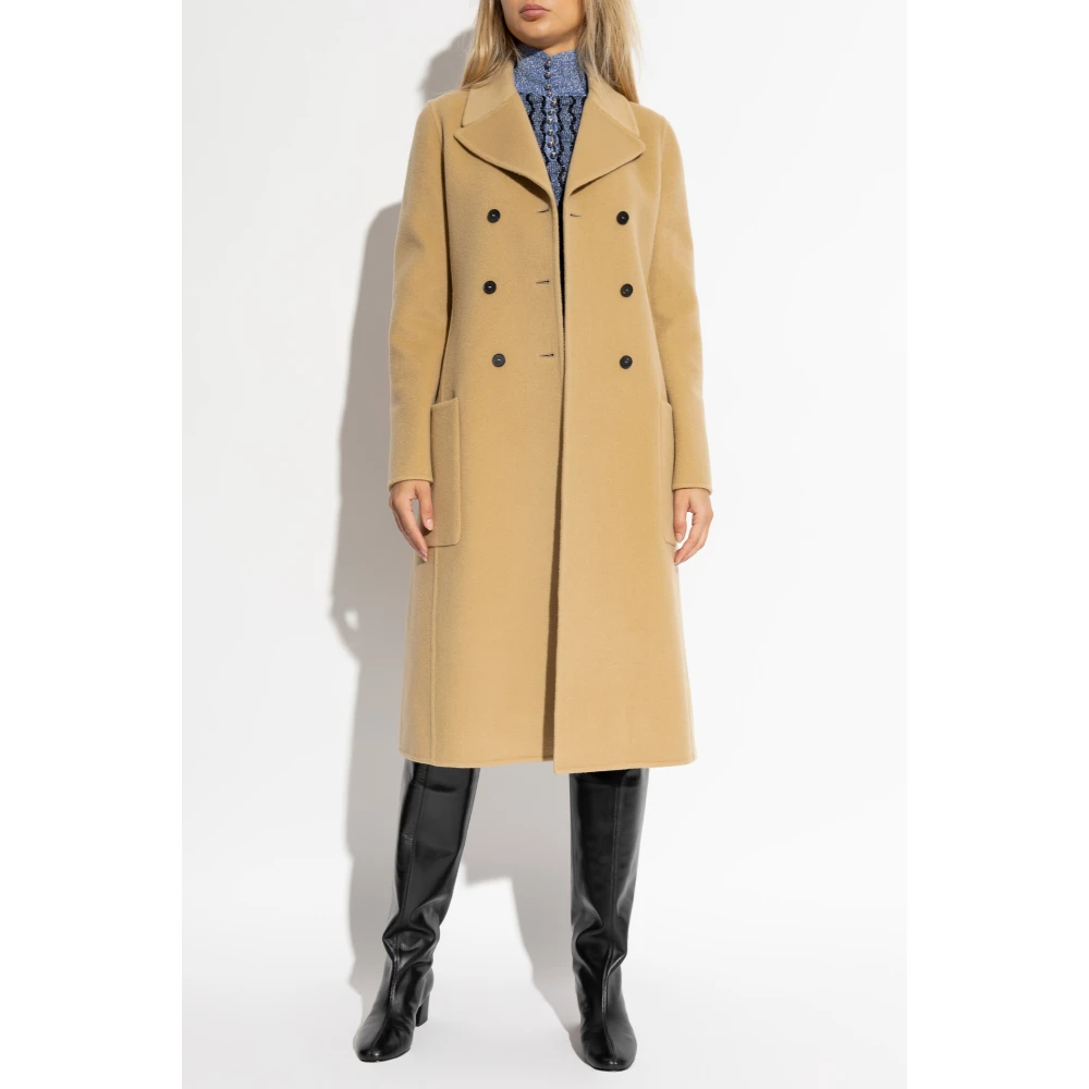 Lanvin Wollen jas Beige Dames