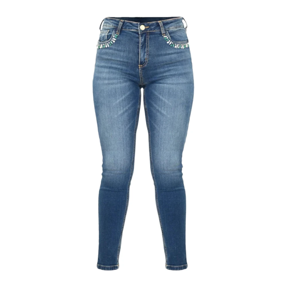 Kocca Slim Fit Denim Broek Blue Dames