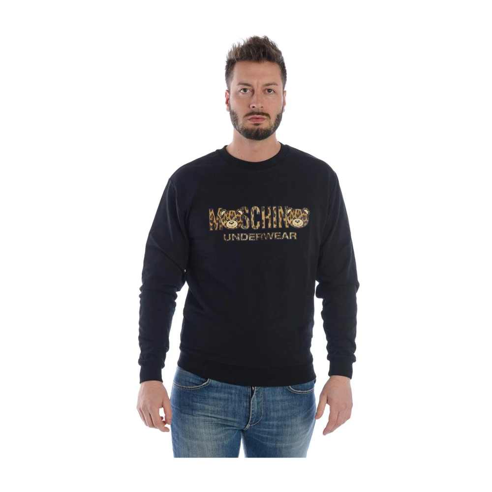 Moschino Men's Black Hooded Sweatshirt - Sweatshirts - S - Sweatshirts & Hoodies