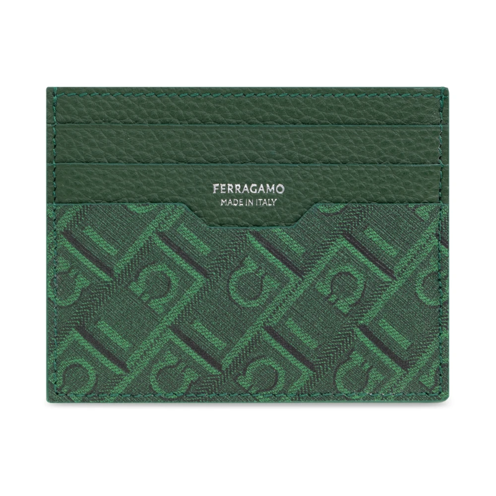 Salvatore Ferragamo Kaarthouder Green Heren