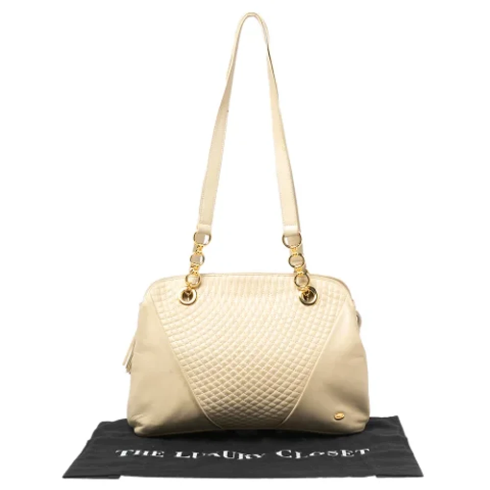 Bally Pre-owned Leather shoulder-bags Beige Dames