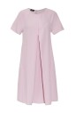 robe-rose-a-manches-courtes