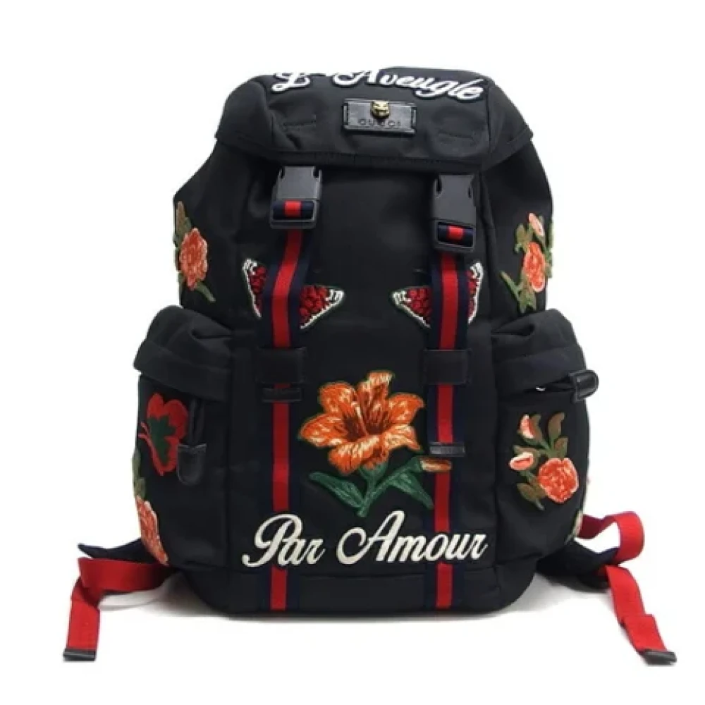 Pre-owned > Pre-owned Bags > Pre-owned Backpacks - - Gucci Vintage - Modalova