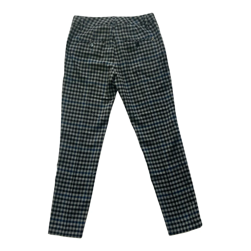 Dondup Slim Fit Wol Chino Broek Black Heren