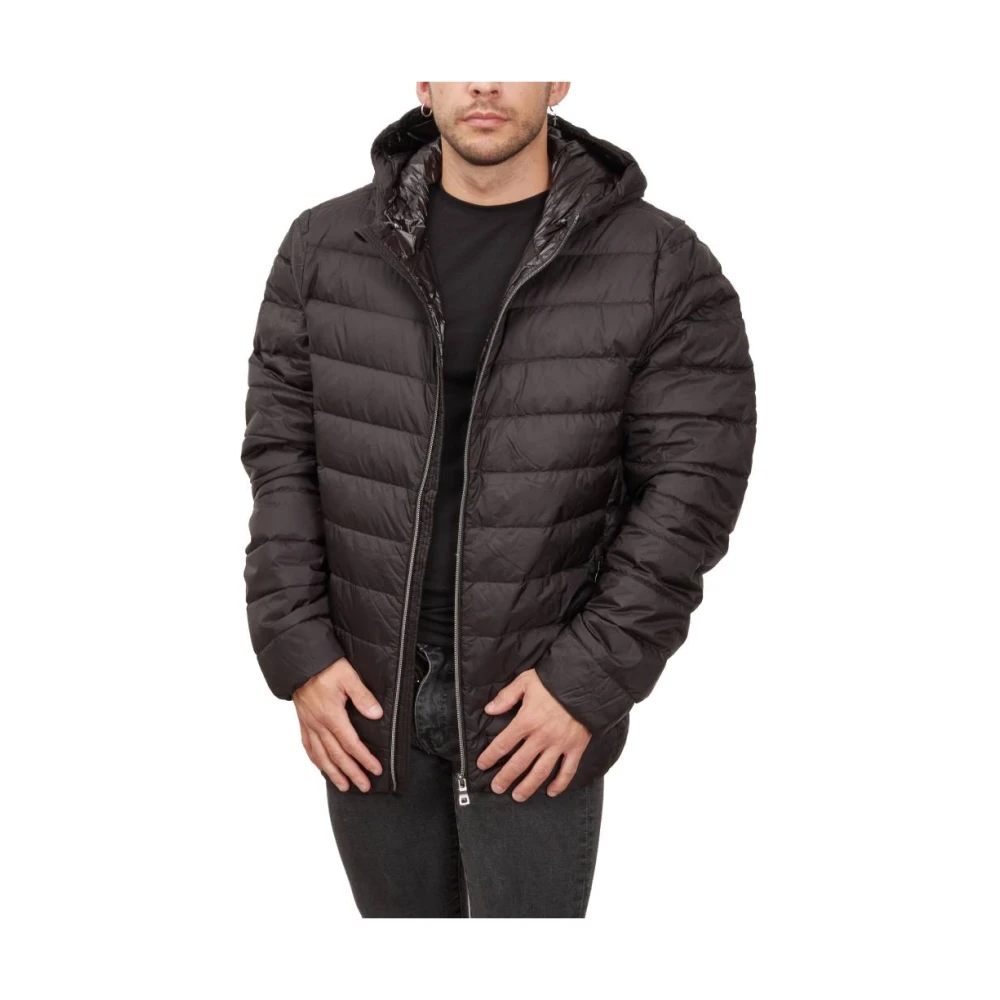 Geox Hood Jacket Black Heren