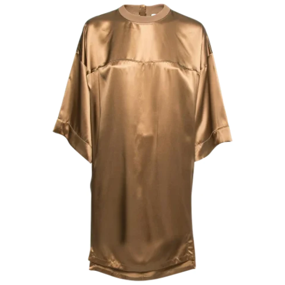 Givenchy Pre-owned Silk tops Brown Dames