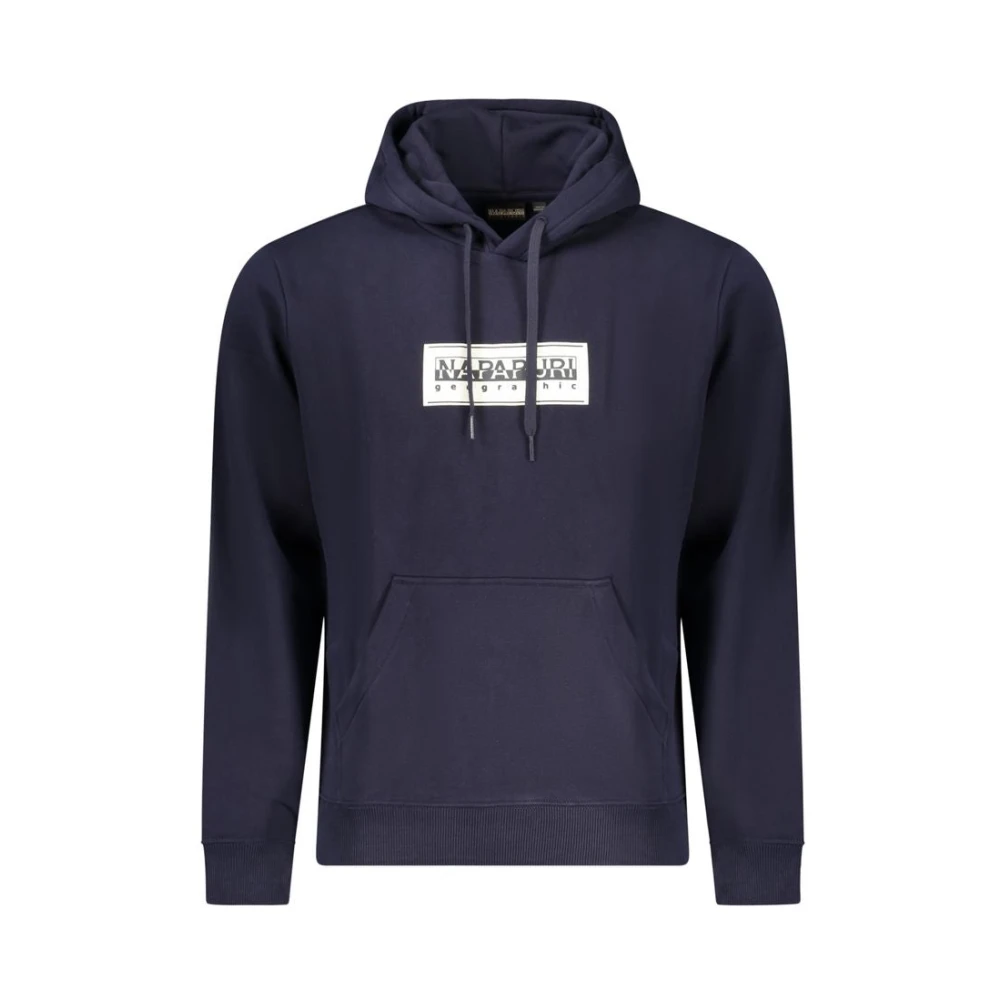 Napapijri Men's Blue Hoodies,, Cotton Jumper 3XL