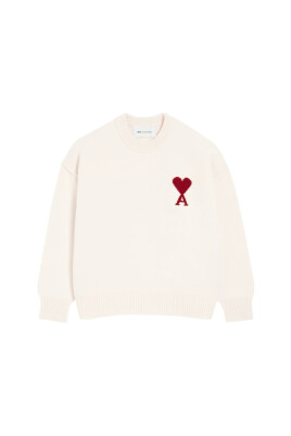 Pull AMI Paris Homme Bleu Taille S – Neuf Avec étiquettes – Coton Doux