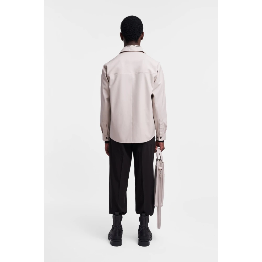 Stutterheim Waterdicht Overshirt voor Mannen Beige Heren