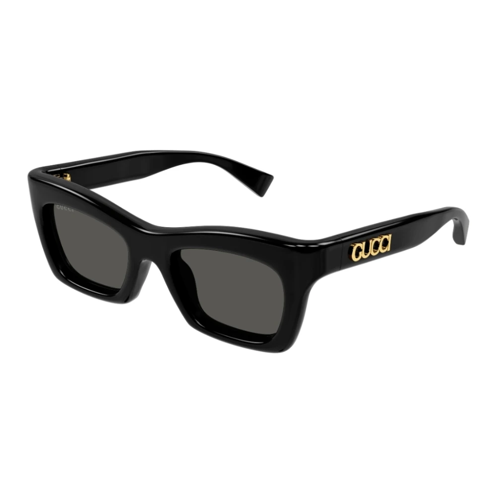 Gucci Cat Eye Solglasögon Black, Unisex