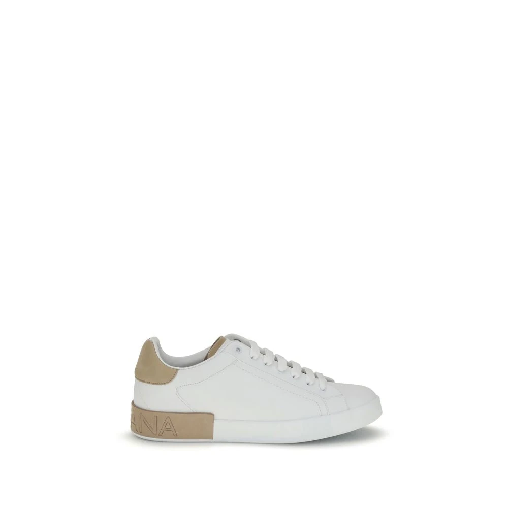 Dolce & Gabbana Men's White Sneakers "Portofino" - Image 2