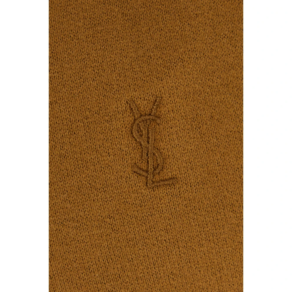Saint Laurent Felpe Sweatshirt Brown Heren