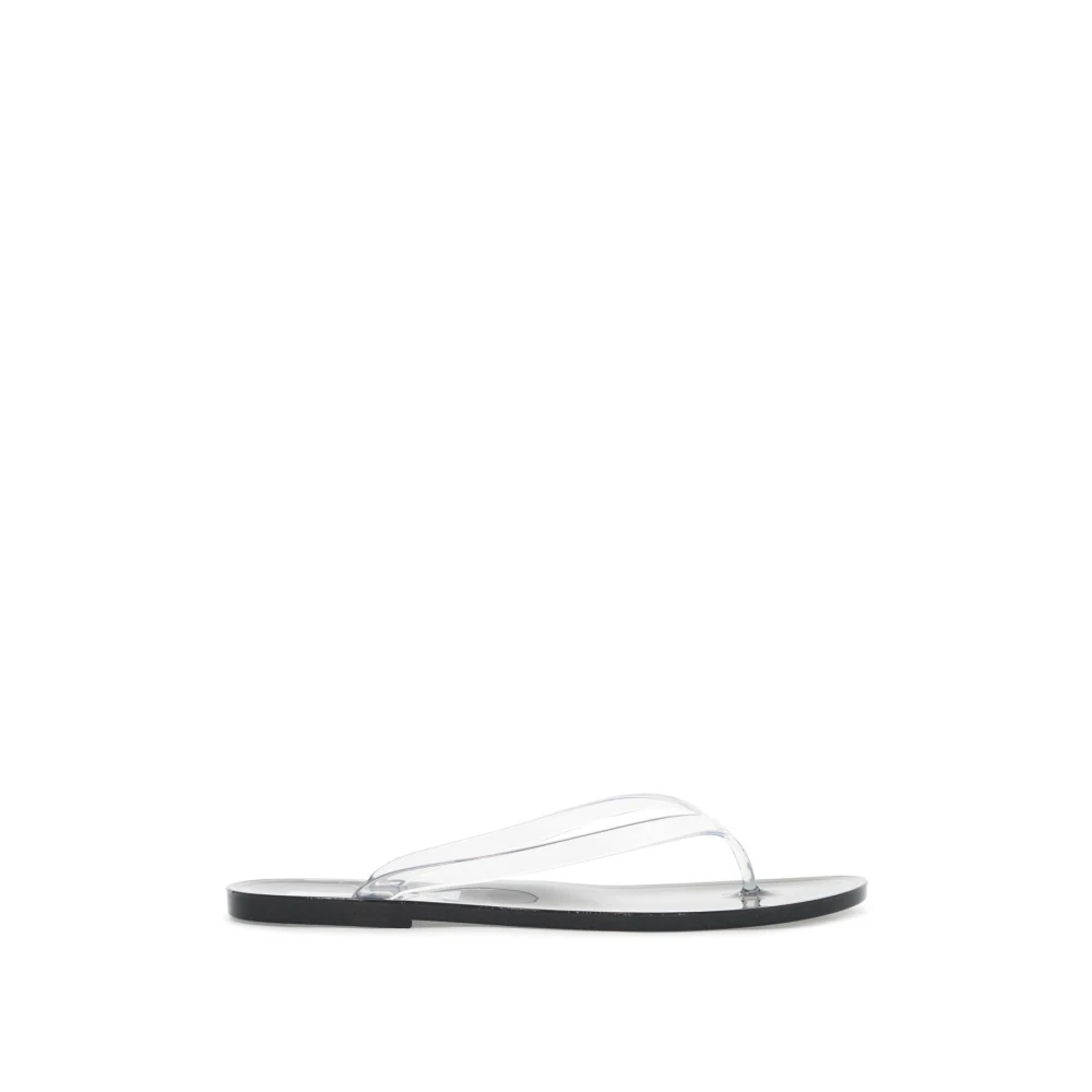 Christopher Esber Genomskinliga PVC Flip-Flop Sandaler Black, Dam