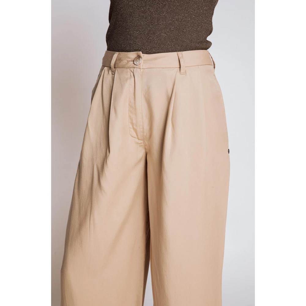 Zhrill Stoffen Broek Beige Dames
