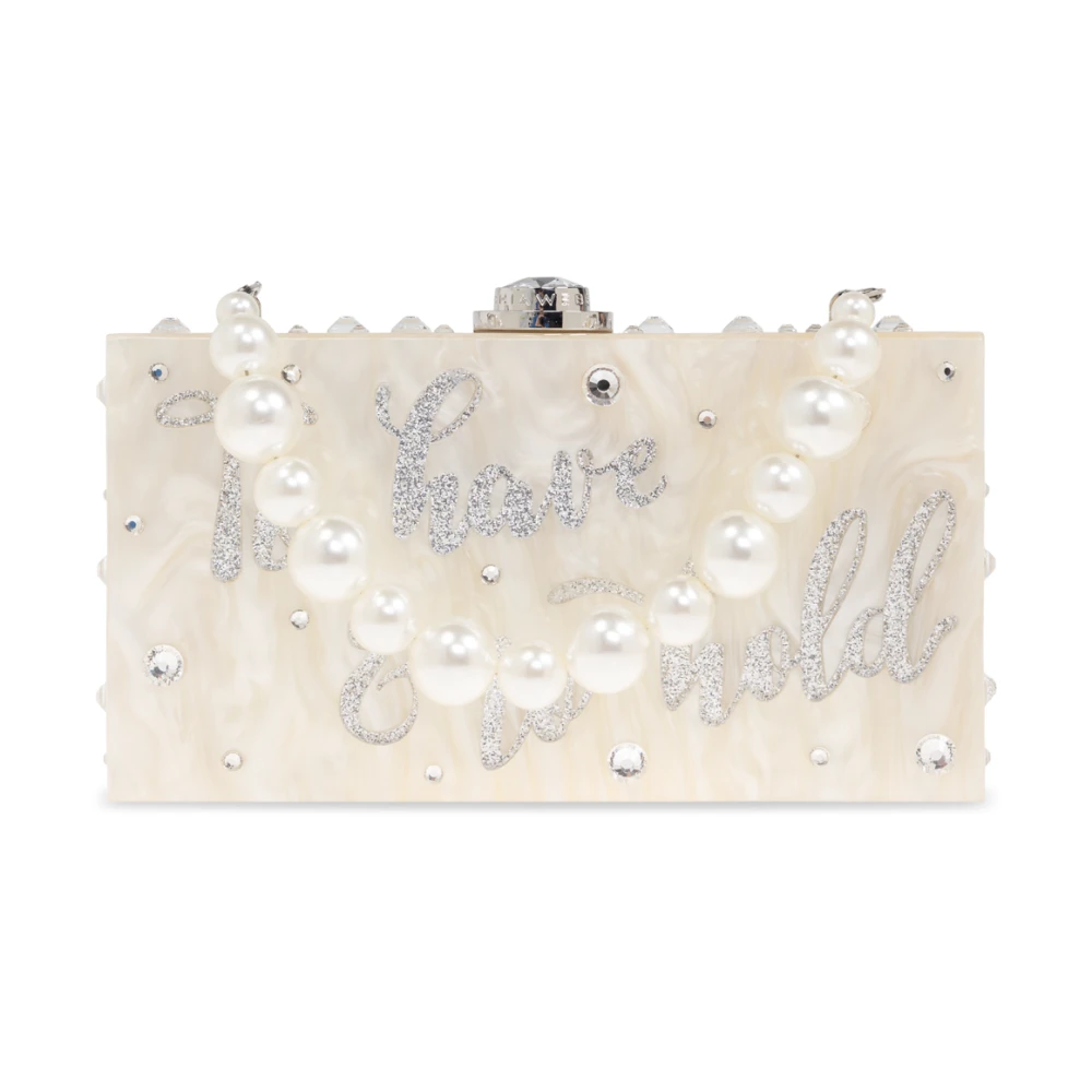 Sophia Webster Cleo Clutch Beige Dames