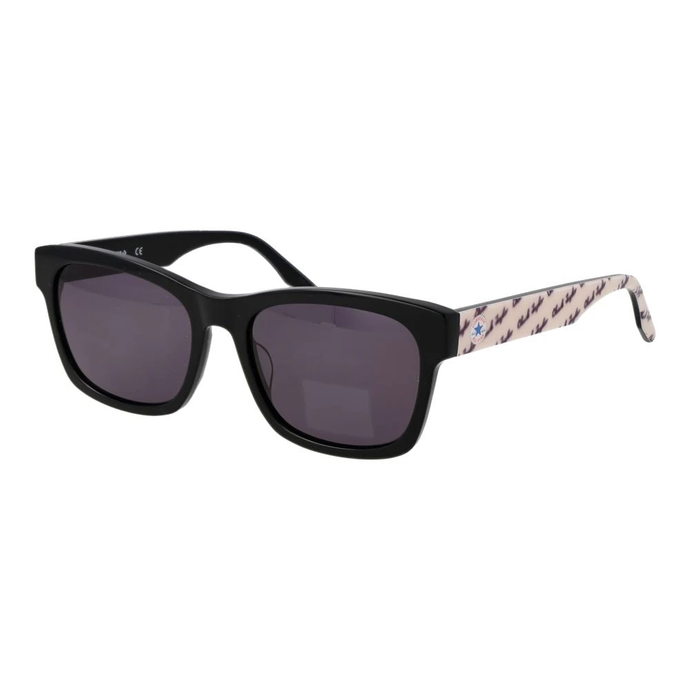 Converse Women's Black Square Acetate Sunglasses