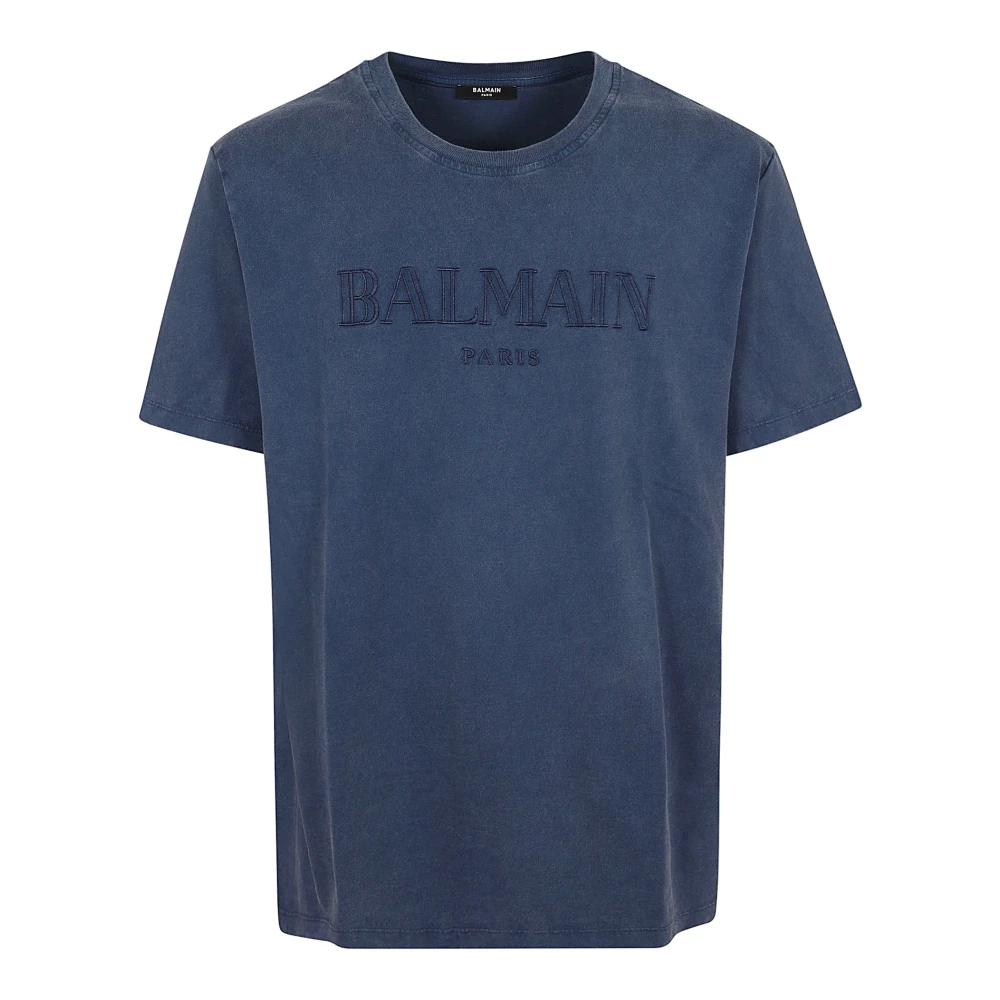 Balmain - Tops > T-Shirts - Blue - Balmain - Modalova