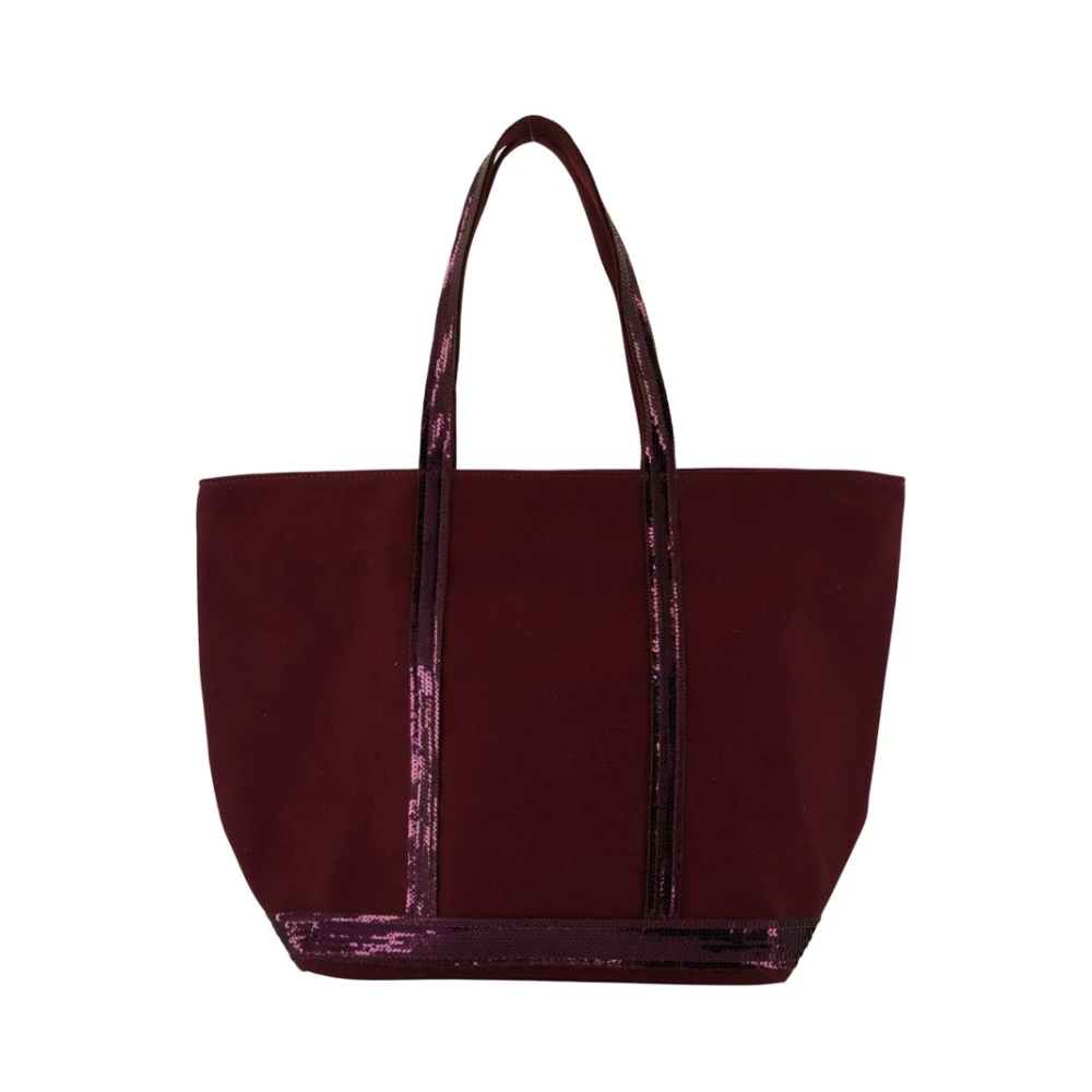 Vanessa Bruno Women's Purple Cotton Shopper Bag
