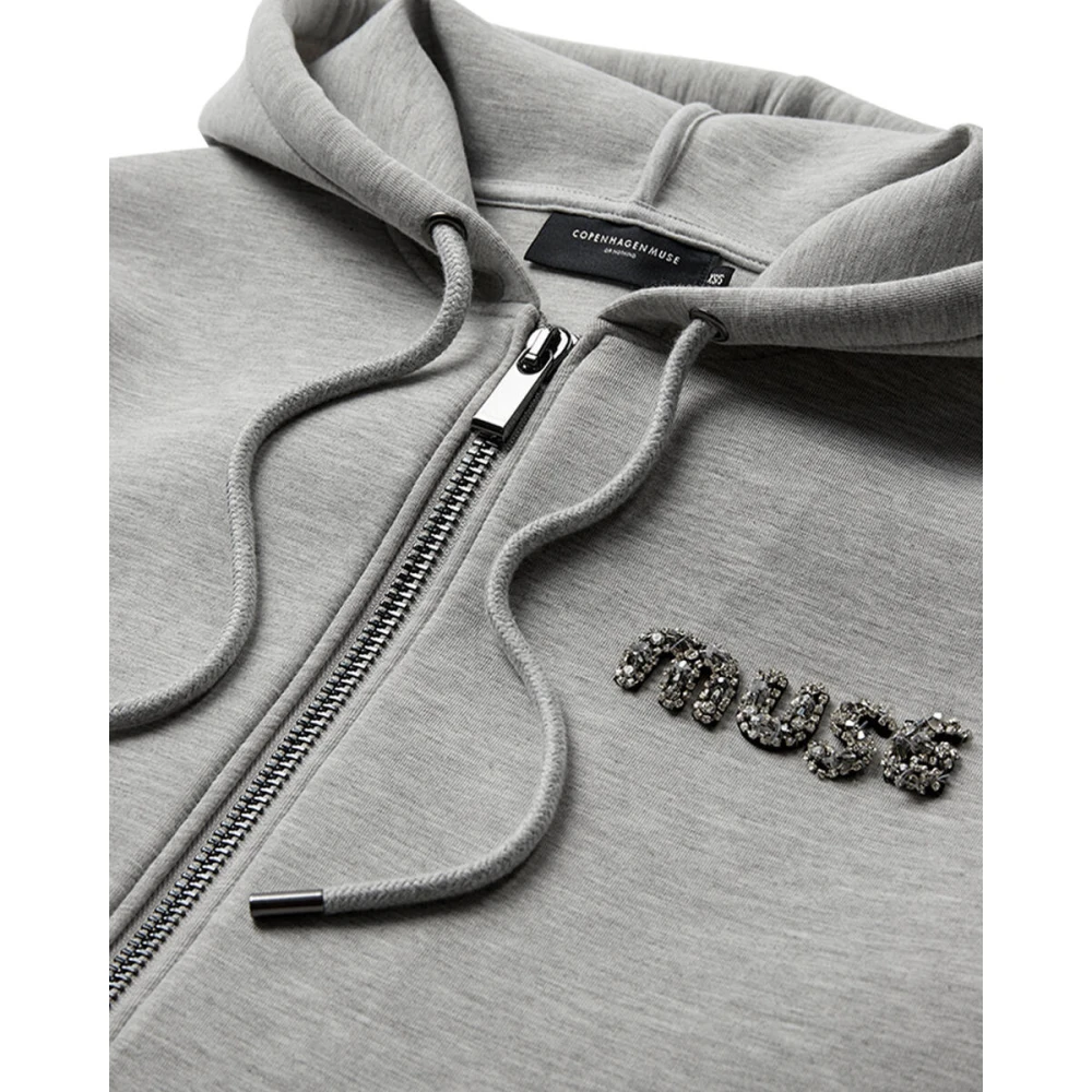 Copenhagen Muse Scuba Hoodie Vest 205192 Gray Dames
