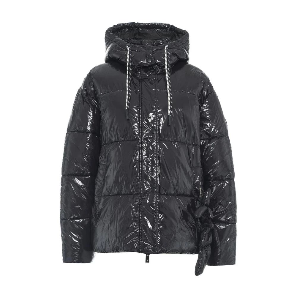 Ottod'Ame Zwarte Winterjas Damesmode Black Dames