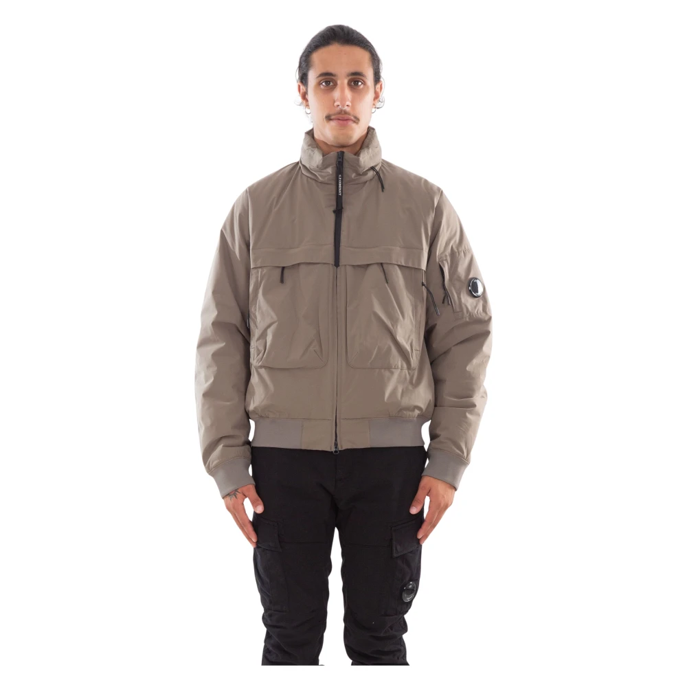 C.p. Company Vadderad Bomberjacka Beige, Herr