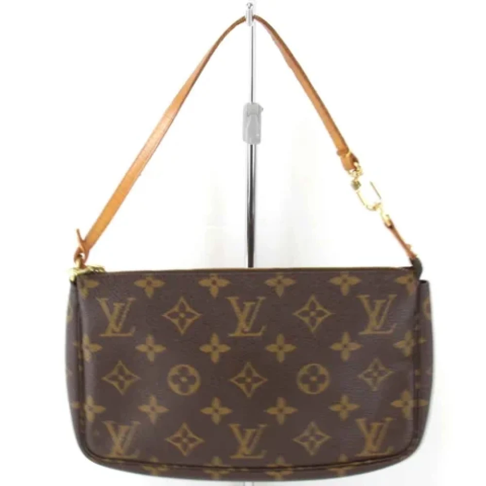 Louis Vuitton Vintage Pre-owned Canvas clutches Brown Dames